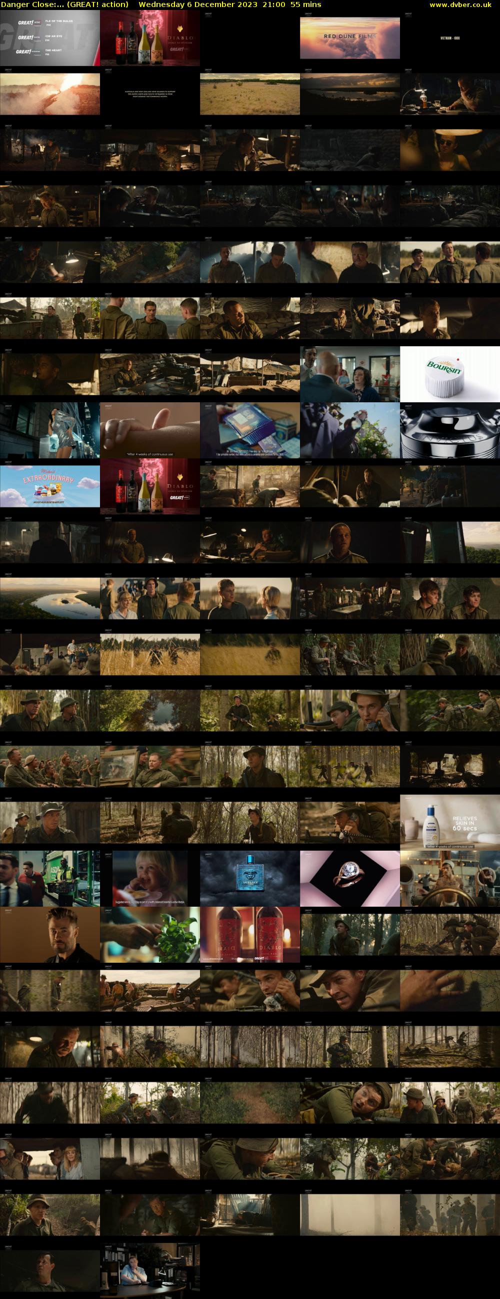 Danger Close:... (GREAT! action) Wednesday 6 December 2023 21:00 - 21:55