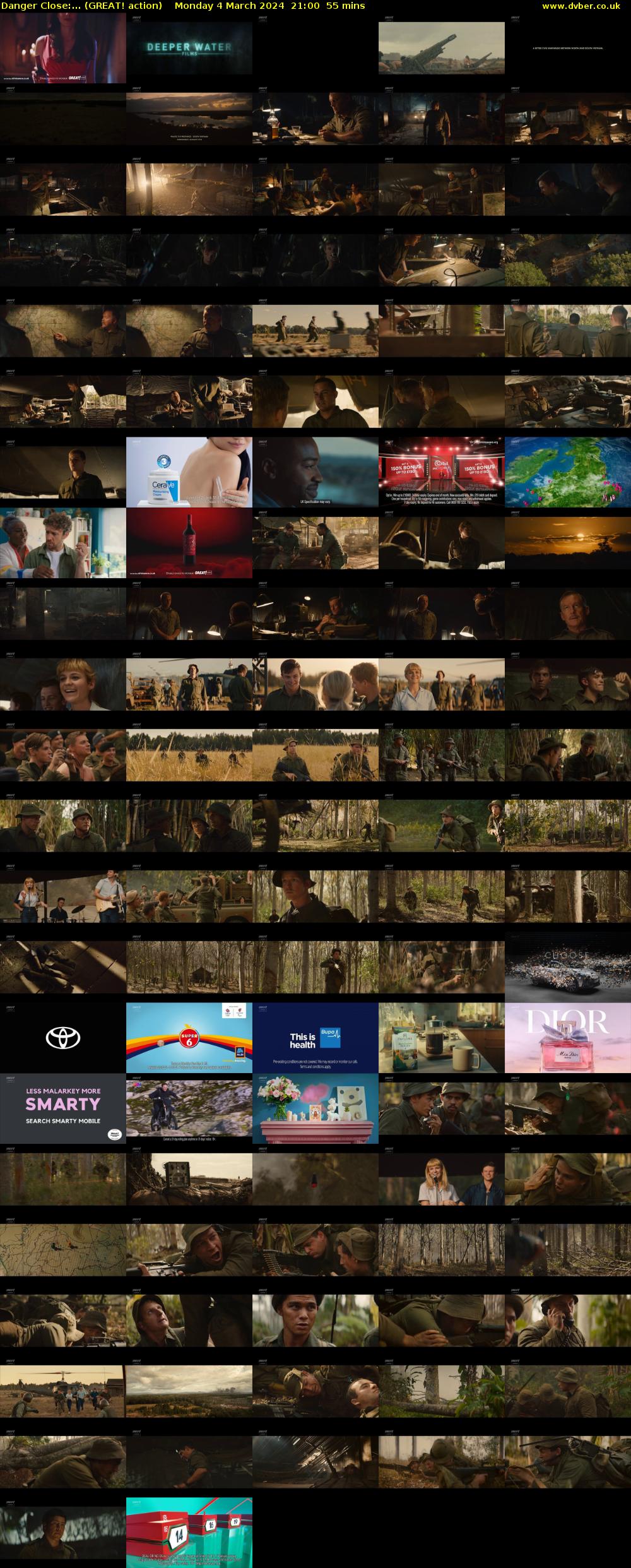 Danger Close:... (GREAT! action) Monday 4 March 2024 21:00 - 21:55