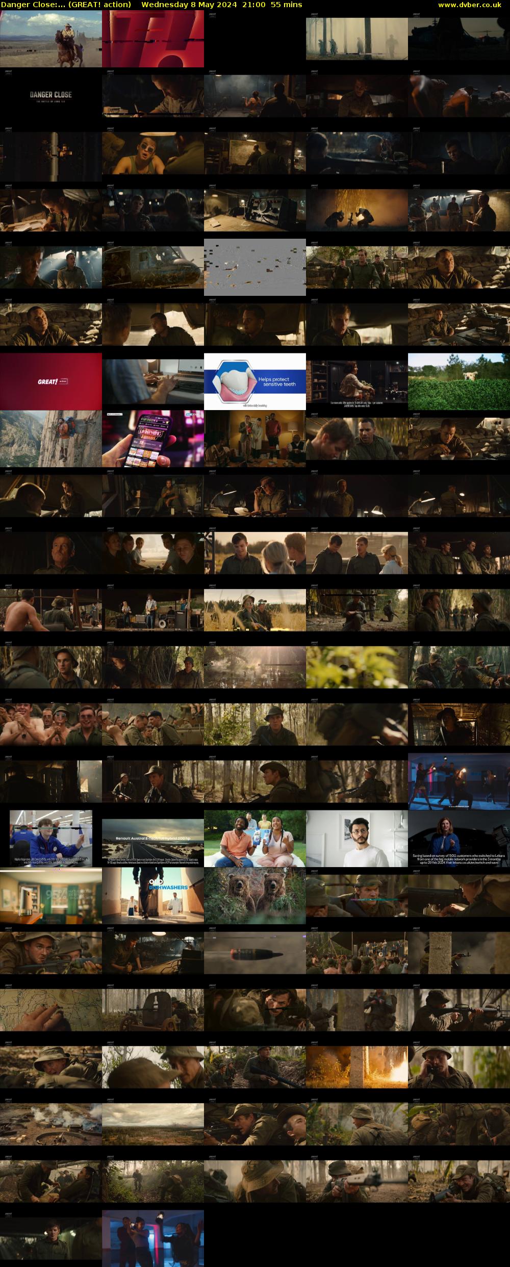 Danger Close:... (GREAT! action) Wednesday 8 May 2024 21:00 - 21:55