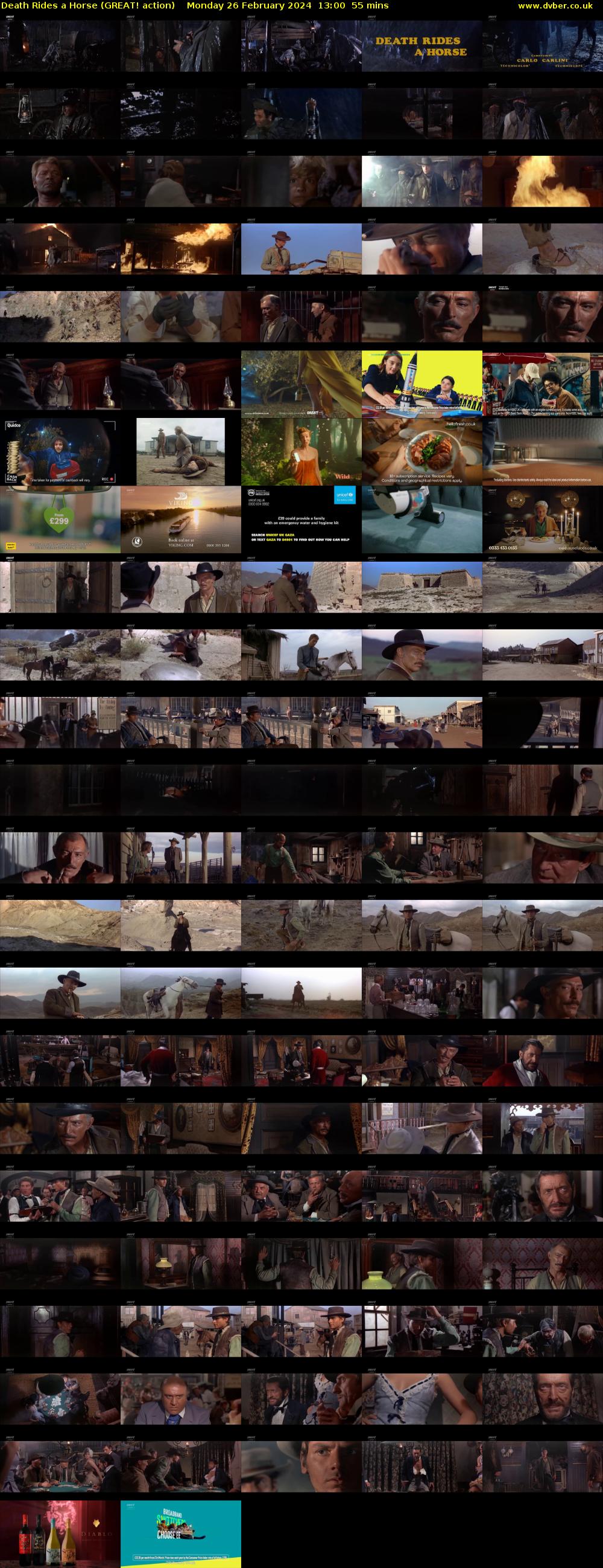 Death Rides a Horse (GREAT! action) Monday 26 February 2024 13:00 - 13:55
