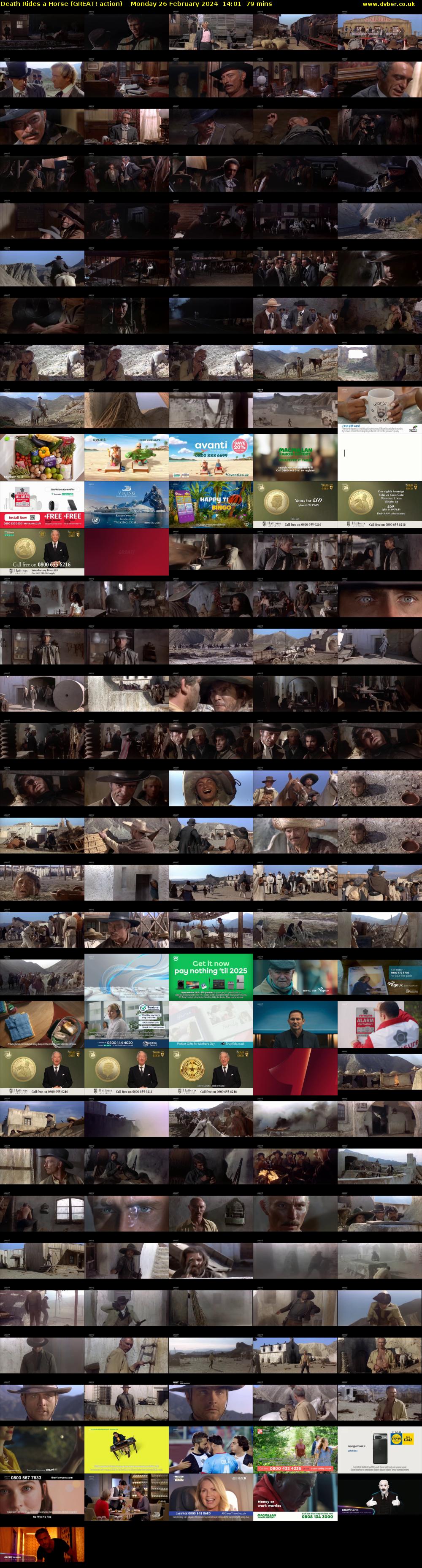 Death Rides a Horse (GREAT! action) Monday 26 February 2024 14:01 - 15:20