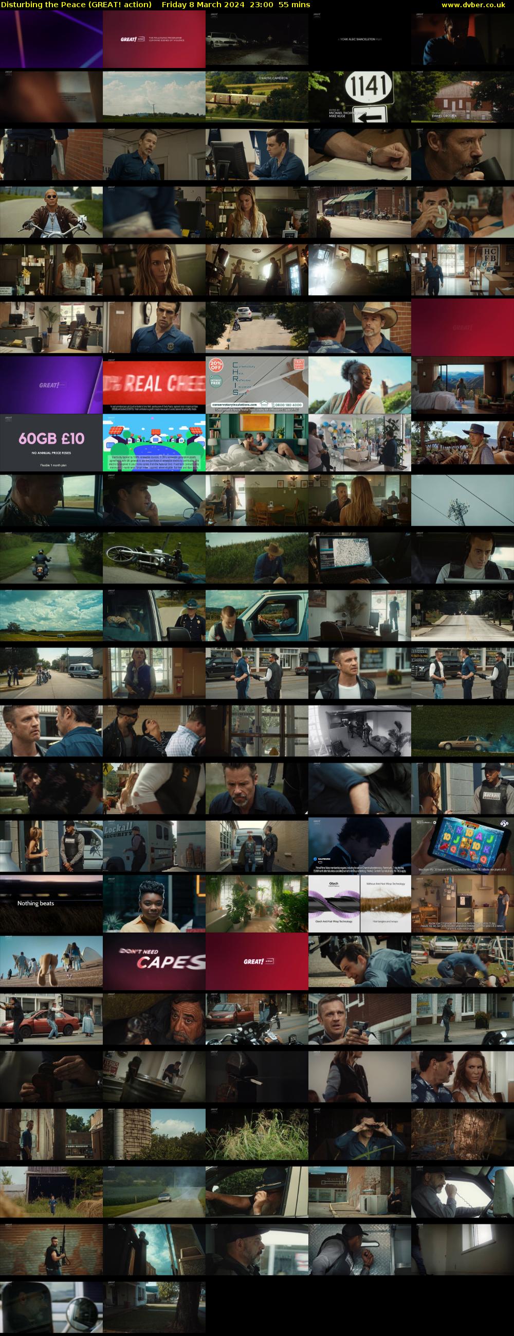 Disturbing The Peace (GREAT! action) Friday 8 March 2024 23:00 - 23:55