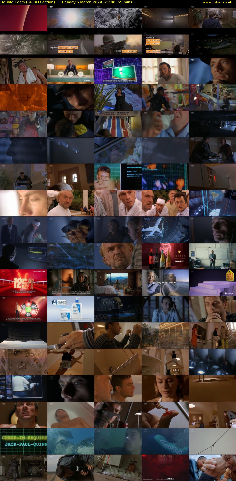 Double Team (GREAT! action) Tuesday 5 March 2024 21:00 - 21:55