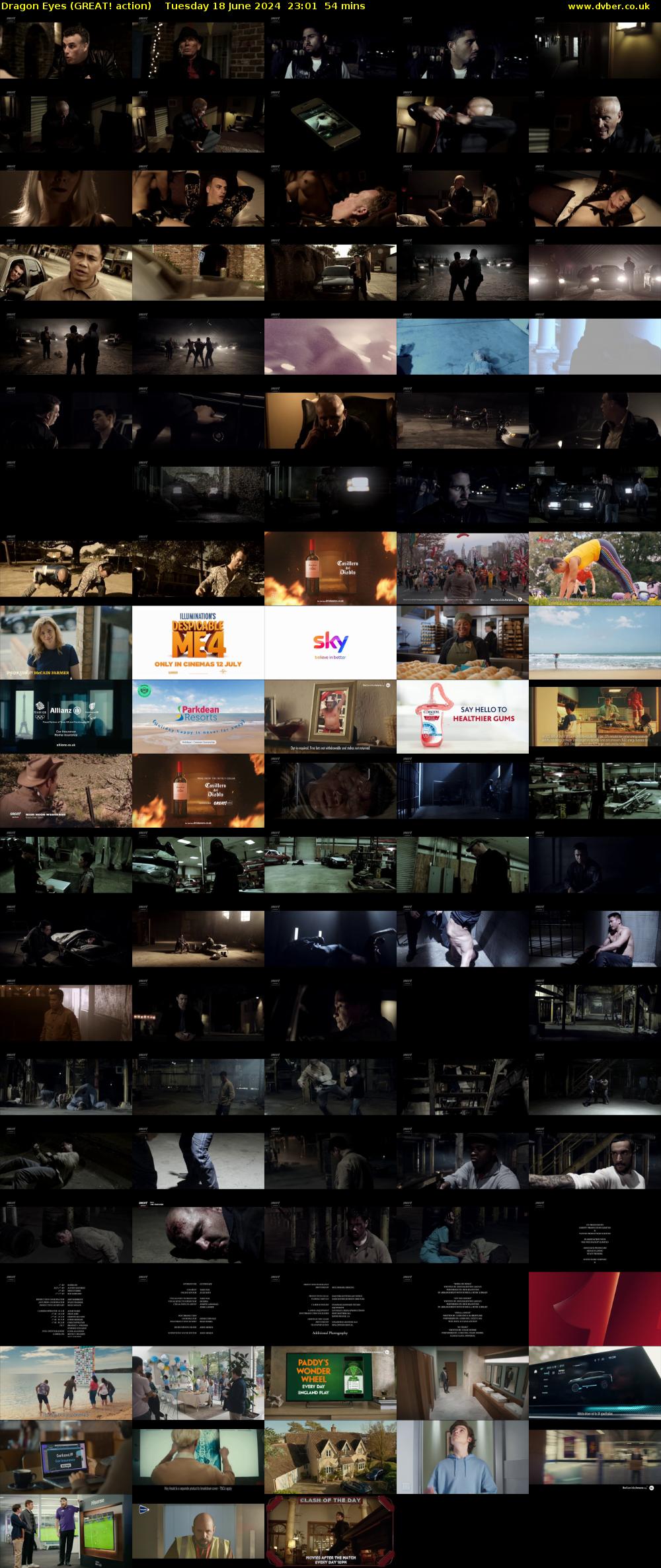 Dragon Eyes (GREAT! action) Tuesday 18 June 2024 23:01 - 23:55
