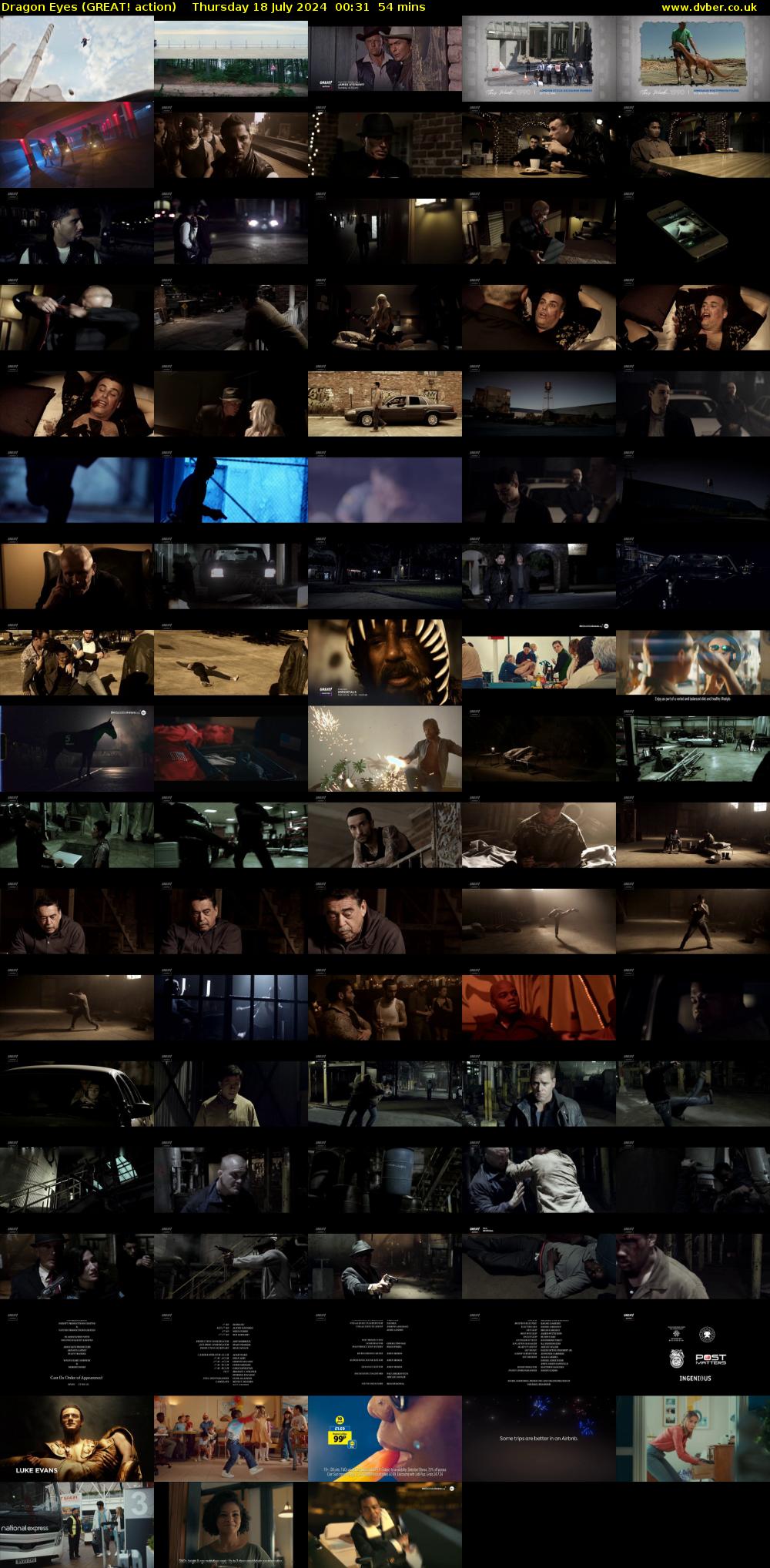 Dragon Eyes (GREAT! action) Thursday 18 July 2024 00:31 - 01:25