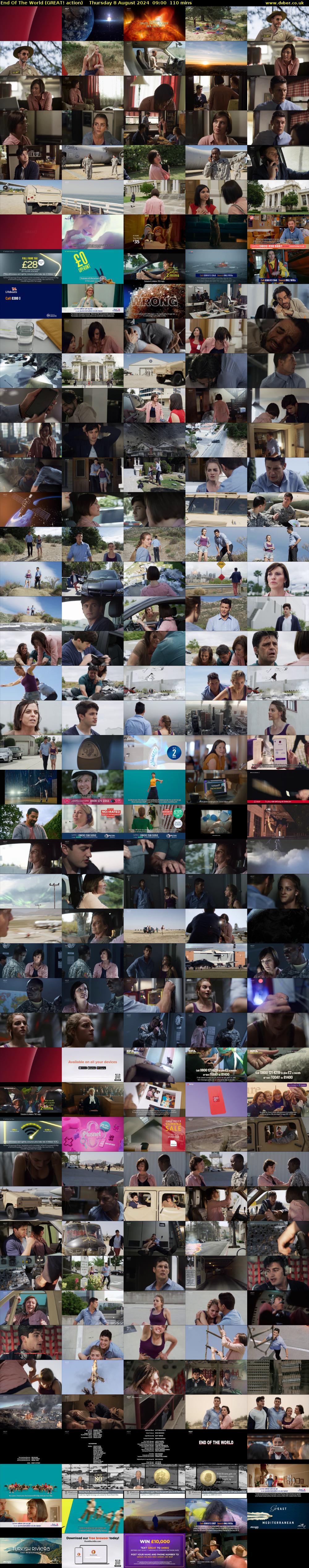 End Of The World (GREAT! action) Thursday 8 August 2024 09:00 - 10:50