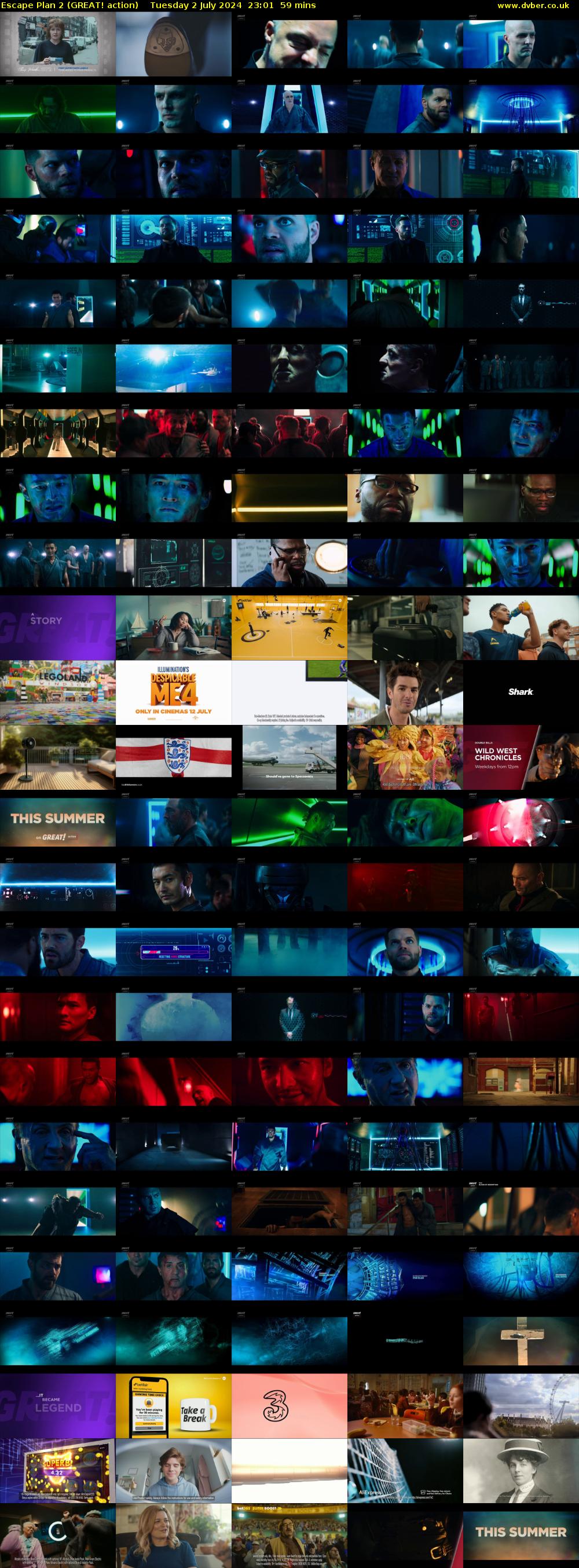 Escape Plan 2 (GREAT! action) Tuesday 2 July 2024 23:01 - 00:00