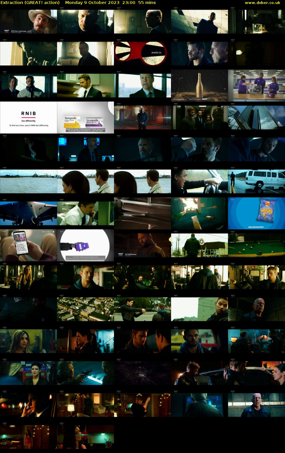 Extraction (GREAT! action) Monday 9 October 2023 23:00 - 23:55