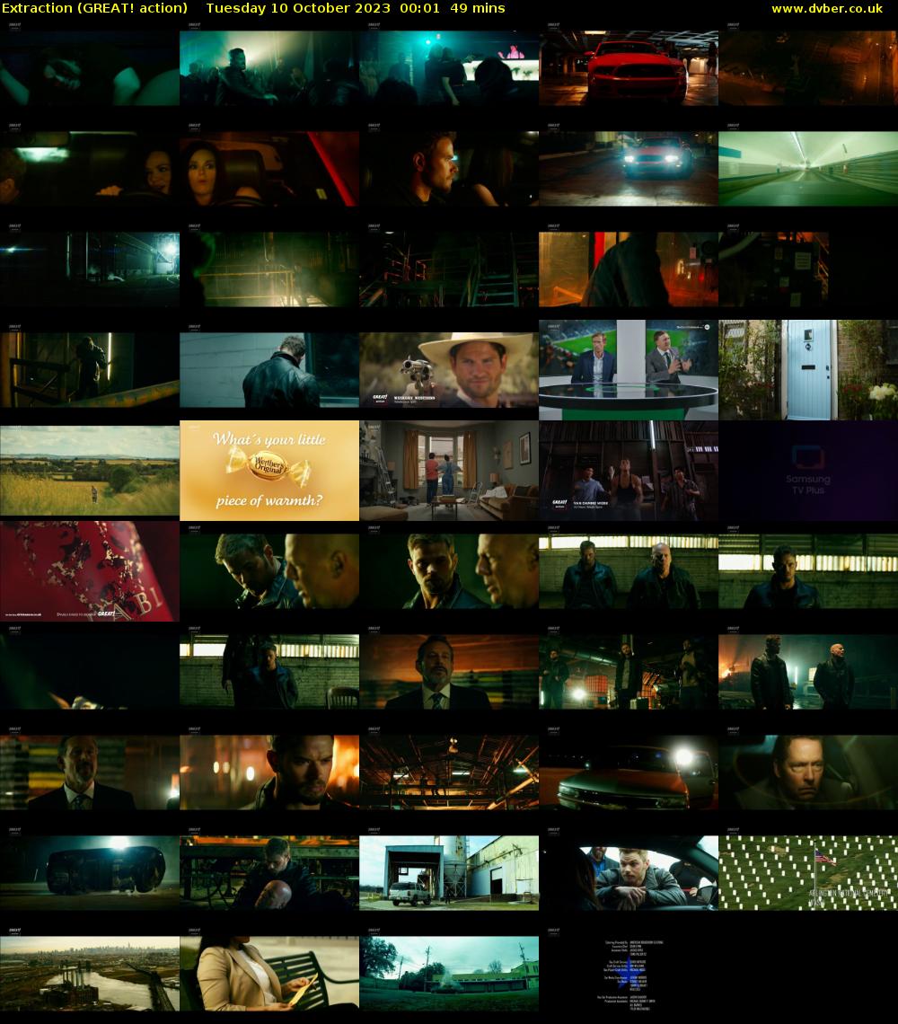 Extraction (GREAT! action) Tuesday 10 October 2023 00:01 - 00:50