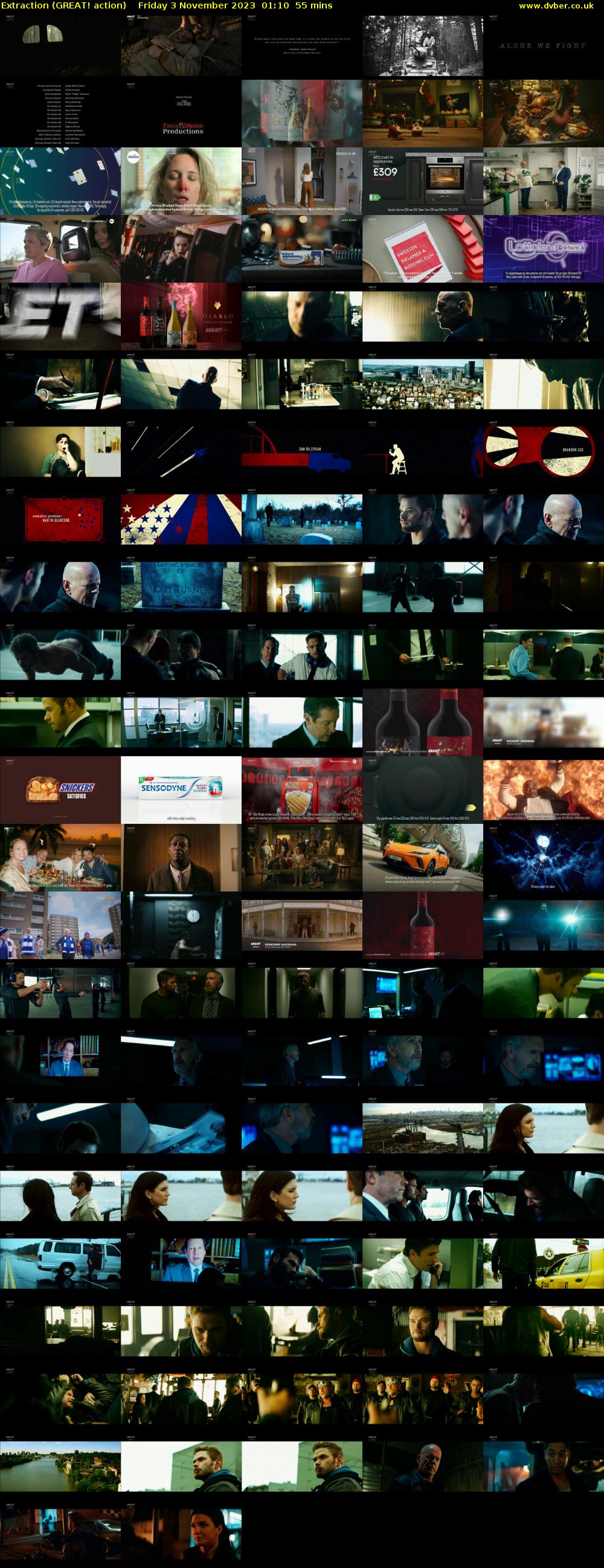 Extraction (GREAT! action) Friday 3 November 2023 01:10 - 02:05