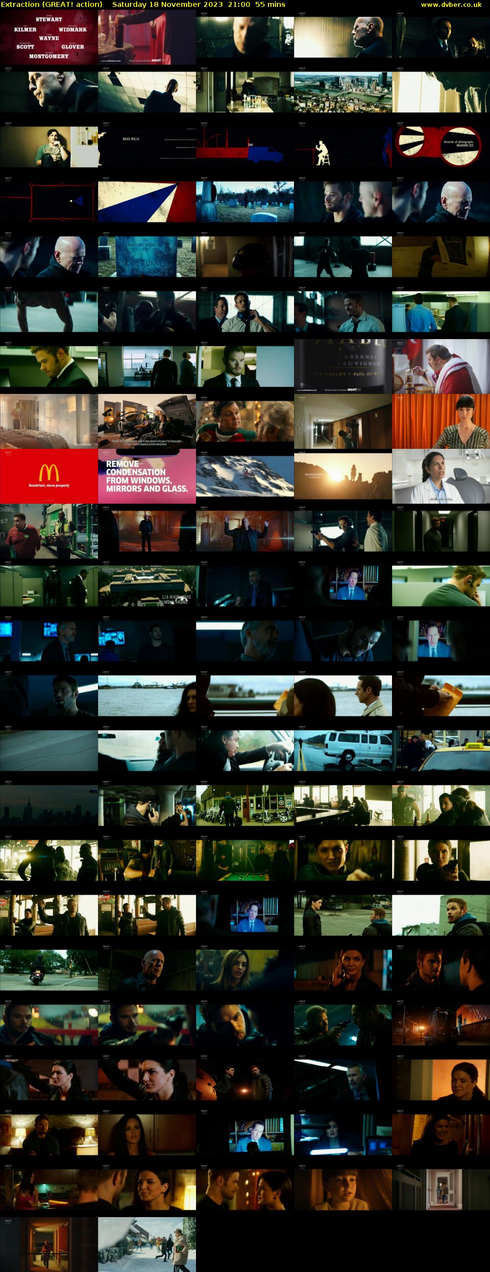 Extraction (GREAT! action) Saturday 18 November 2023 21:00 - 21:55