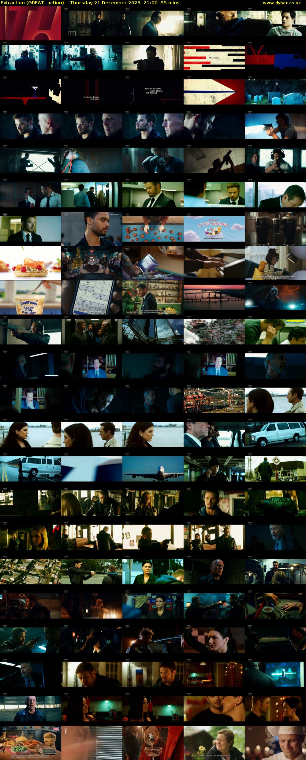 Extraction (GREAT! action) Thursday 21 December 2023 21:00 - 21:55