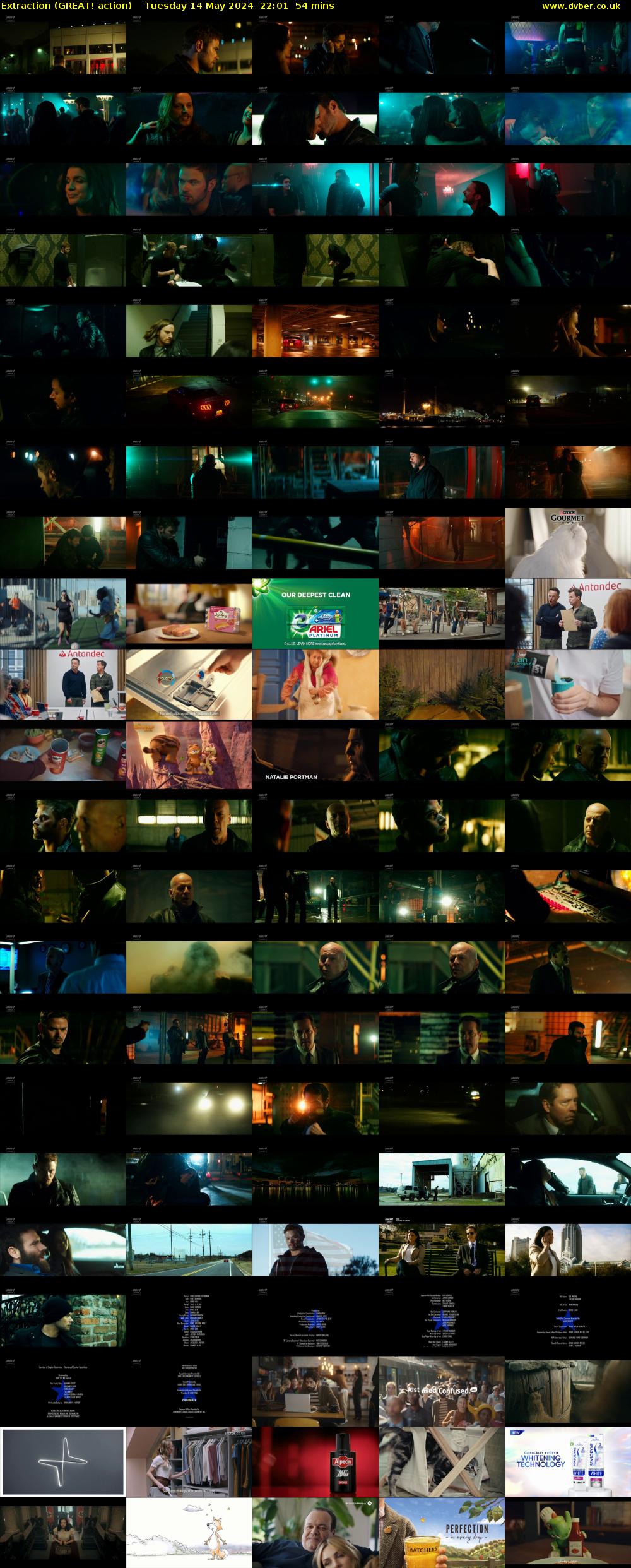 Extraction (GREAT! action) Tuesday 14 May 2024 22:01 - 22:55