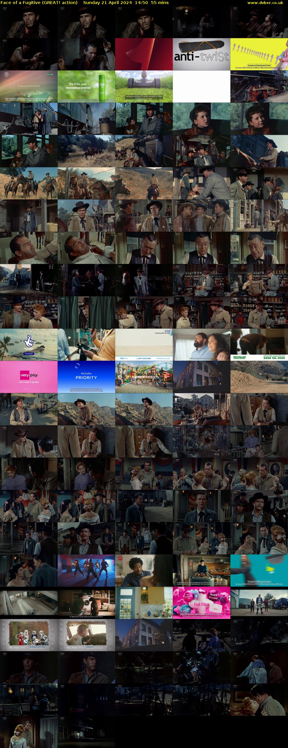 Face of a Fugitive (GREAT! action) Sunday 21 April 2024 14:50 - 15:45