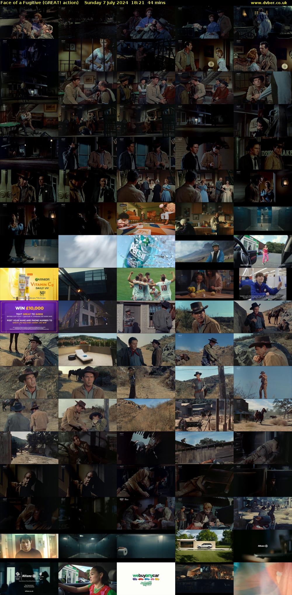 Face of a Fugitive (GREAT! action) Sunday 7 July 2024 18:21 - 19:05