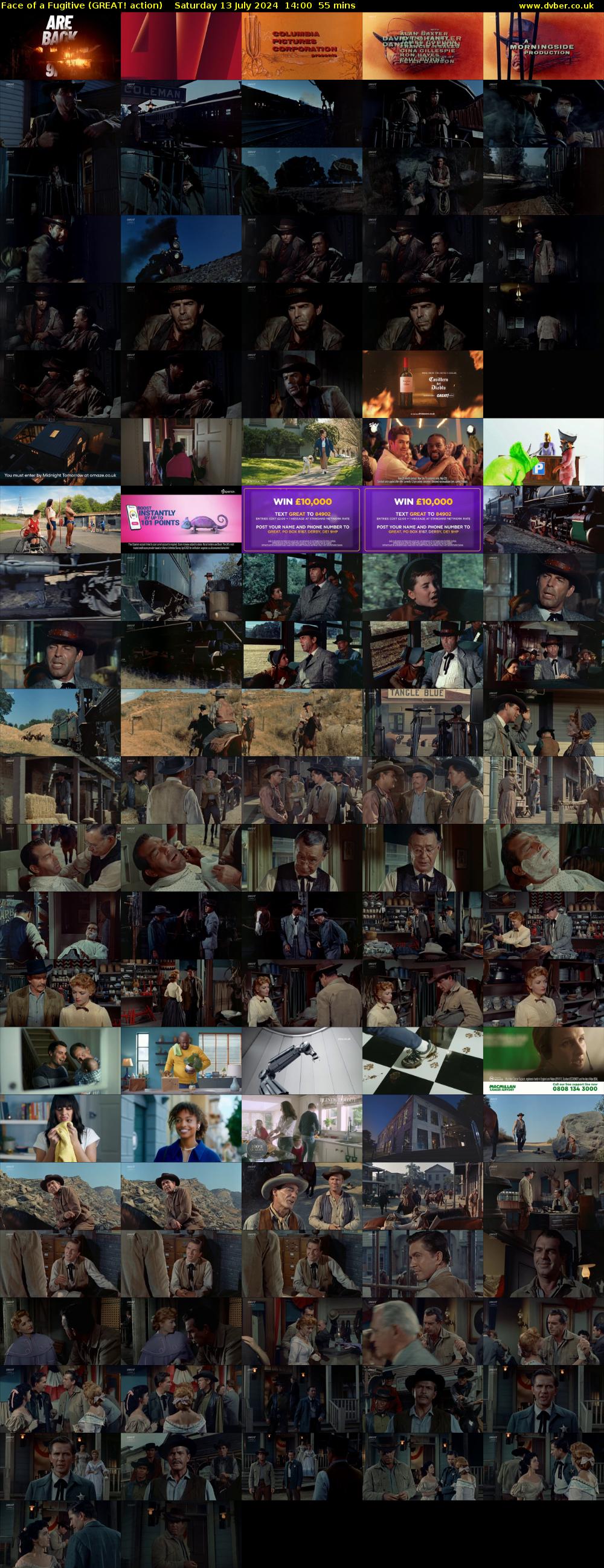 Face of a Fugitive (GREAT! action) Saturday 13 July 2024 14:00 - 14:55