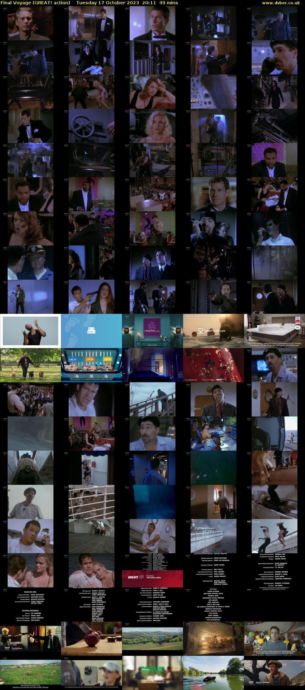 Final Voyage (GREAT! action) Tuesday 17 October 2023 20:11 - 21:00