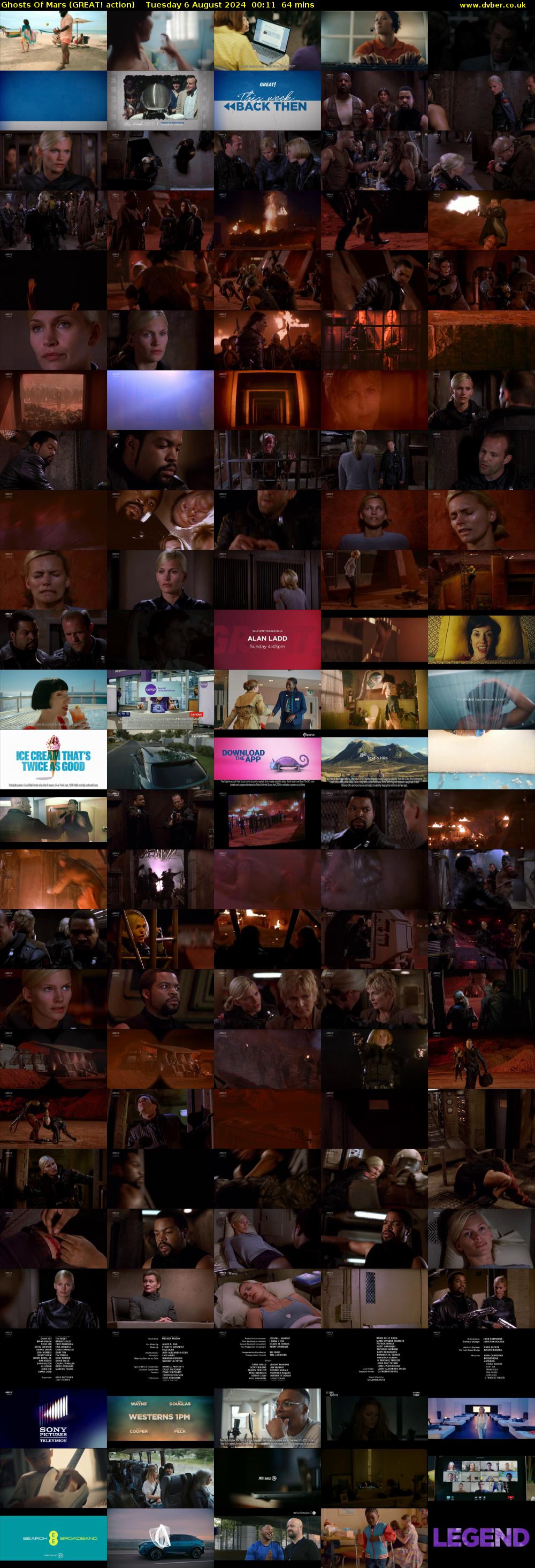 Ghosts of Mars (GREAT! action) Tuesday 6 August 2024 00:11 - 01:15