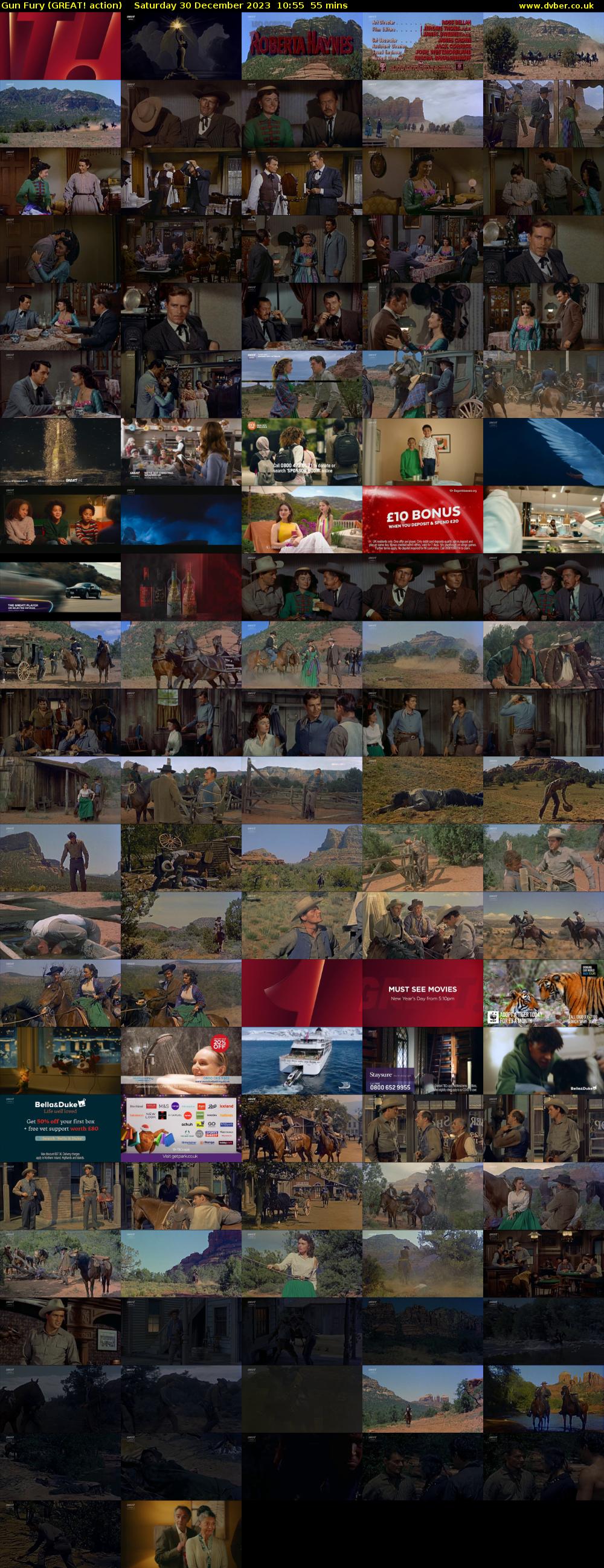 Gun Fury (GREAT! action) Saturday 30 December 2023 10:55 - 11:50