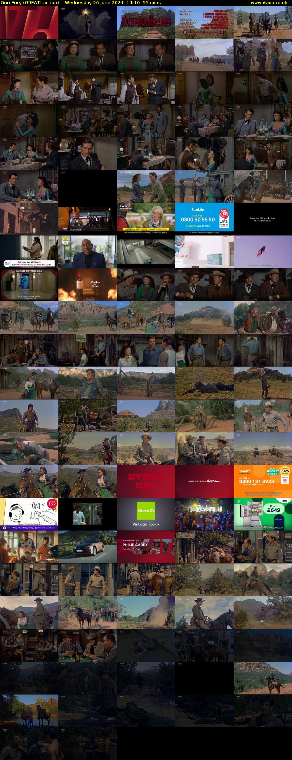 Gun Fury (GREAT! action) Wednesday 26 June 2024 14:10 - 15:05