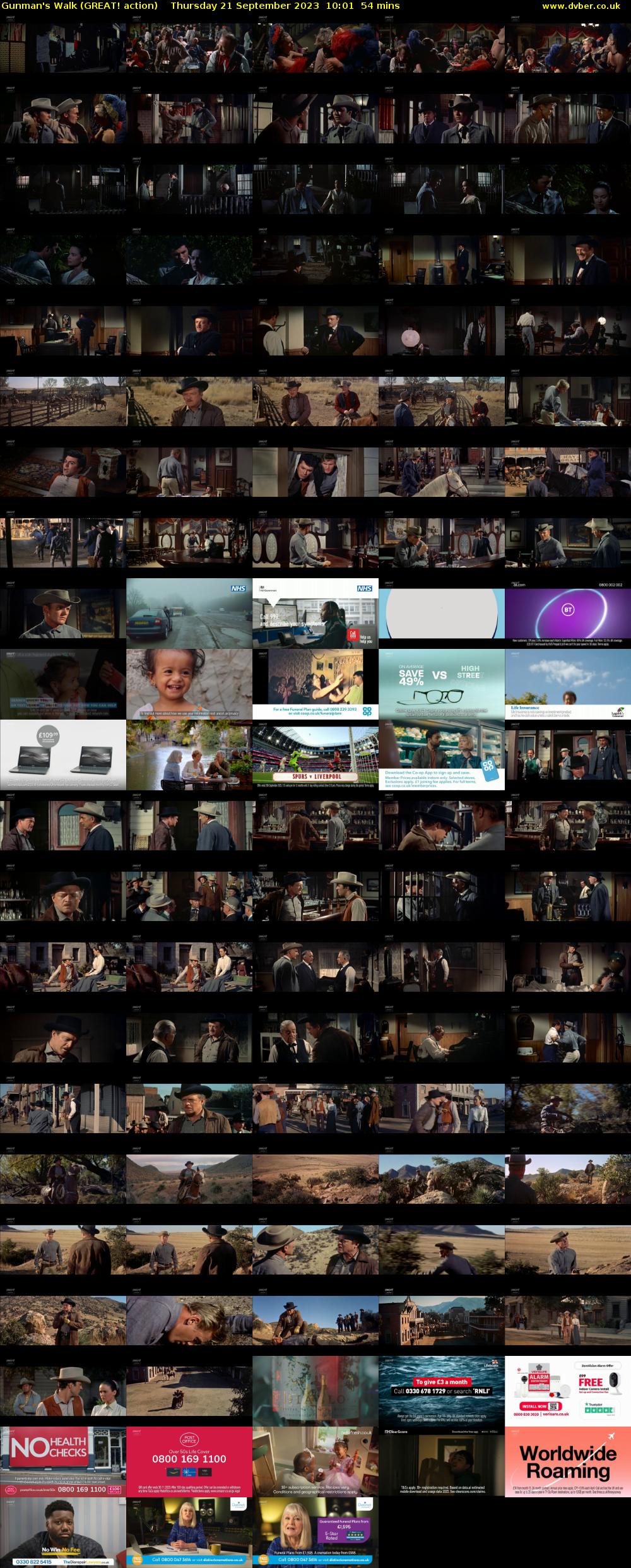 Gunman's Walk (GREAT! action) Thursday 21 September 2023 10:01 - 10:55