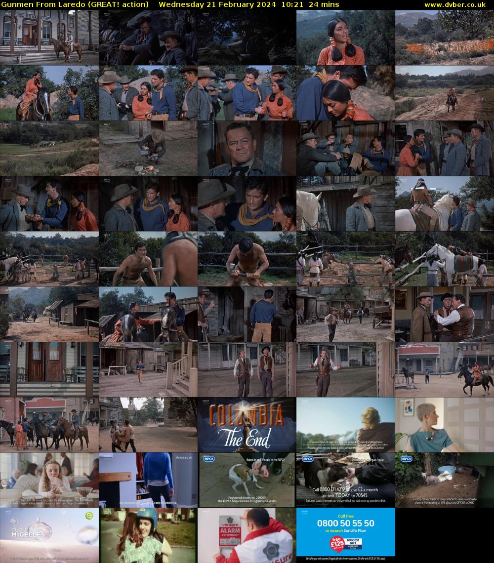 Gunmen From Laredo (GREAT! action) Wednesday 21 February 2024 10:21 - 10:45