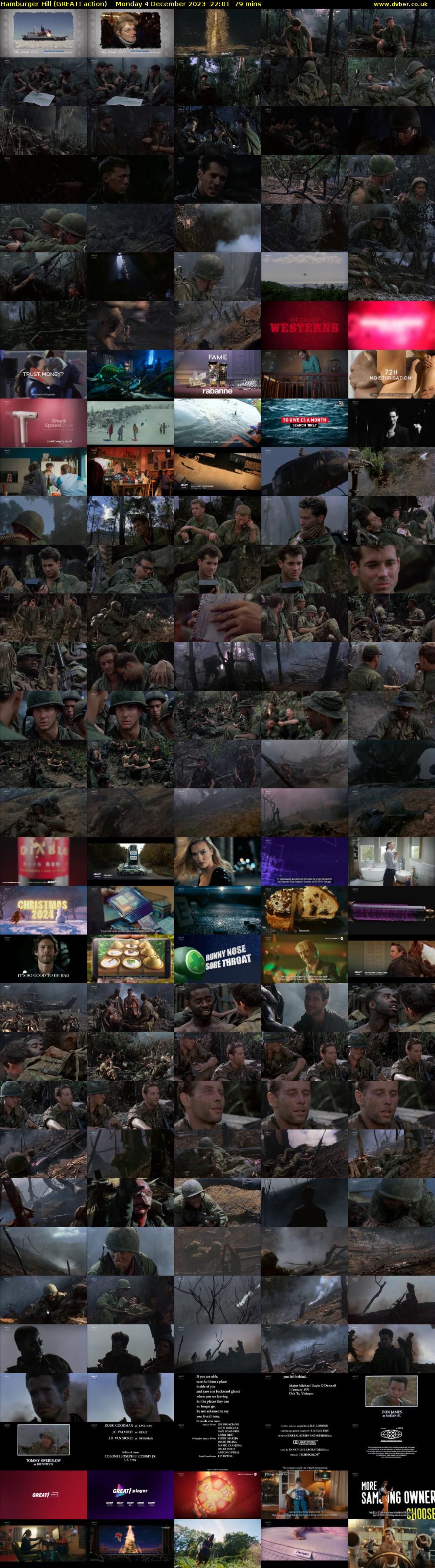 Hamburger Hill (GREAT! action) Monday 4 December 2023 22:01 - 23:20