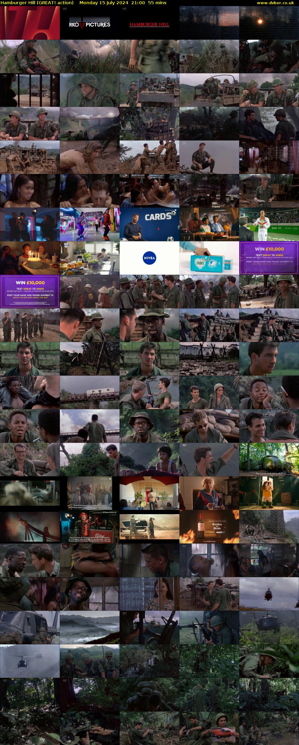 Hamburger Hill (GREAT! action) Monday 15 July 2024 21:00 - 21:55