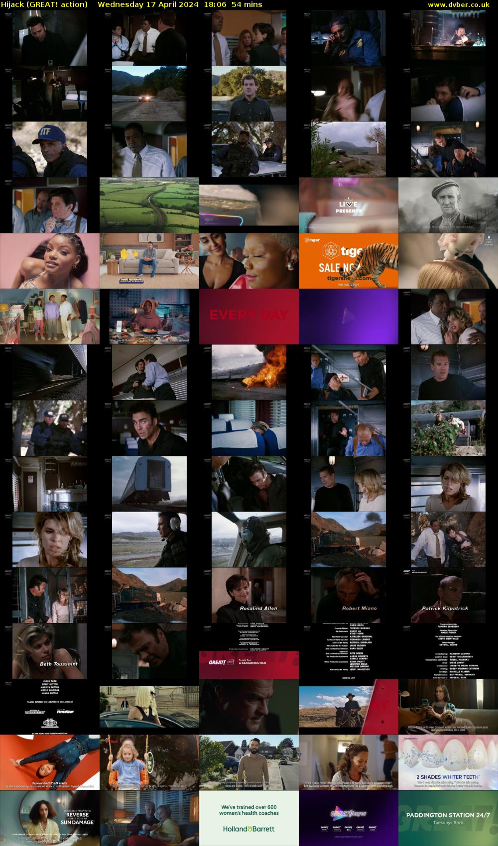 Hijack (GREAT! action) Wednesday 17 April 2024 18:06 - 19:00