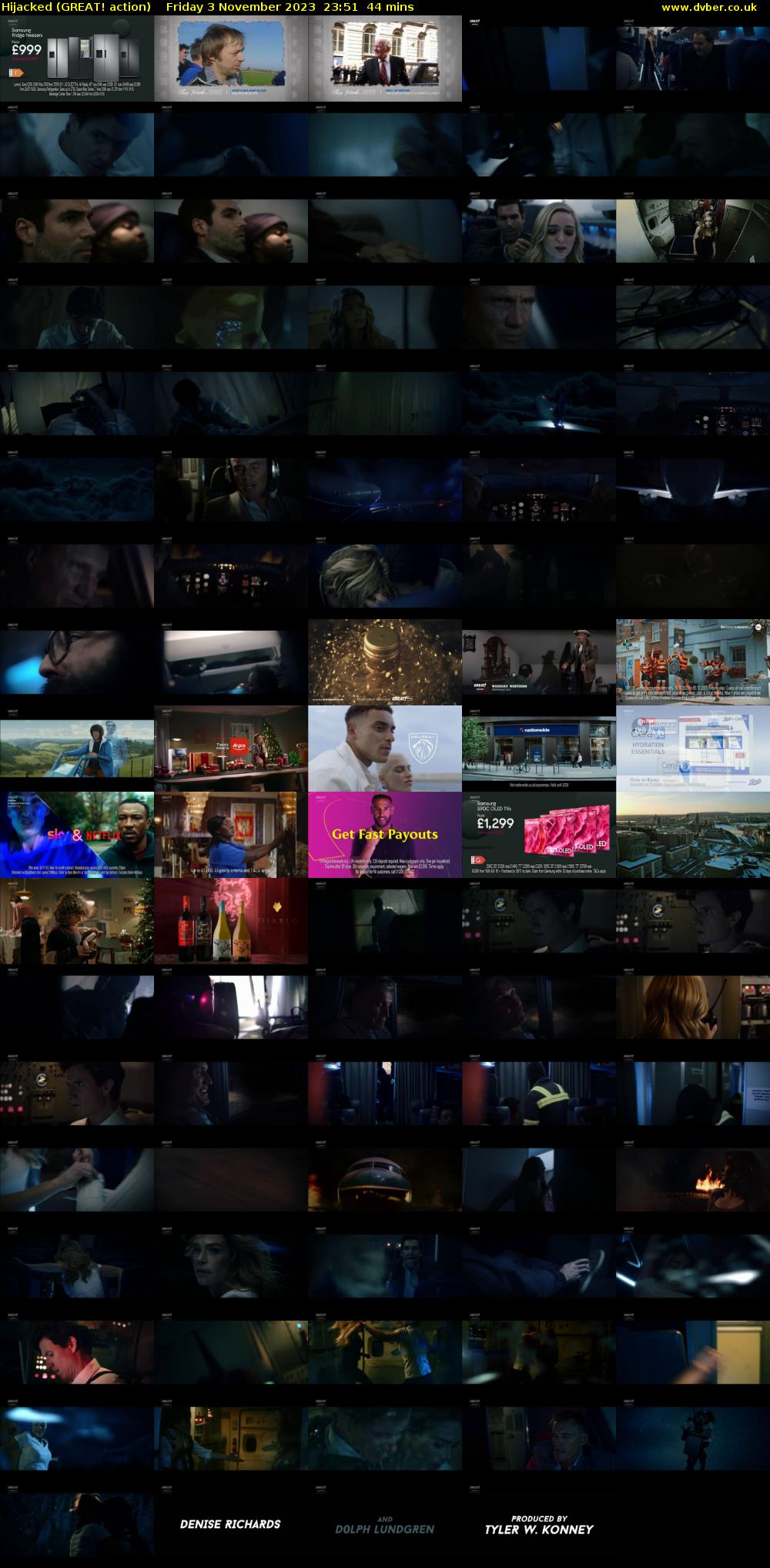 Hijacked (GREAT! action) Friday 3 November 2023 23:51 - 00:35