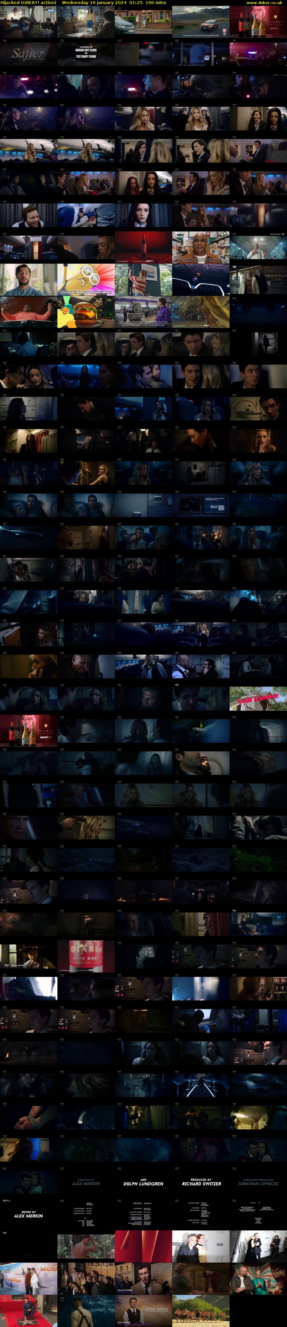 Hijacked (GREAT! action) Wednesday 10 January 2024 01:25 - 03:05