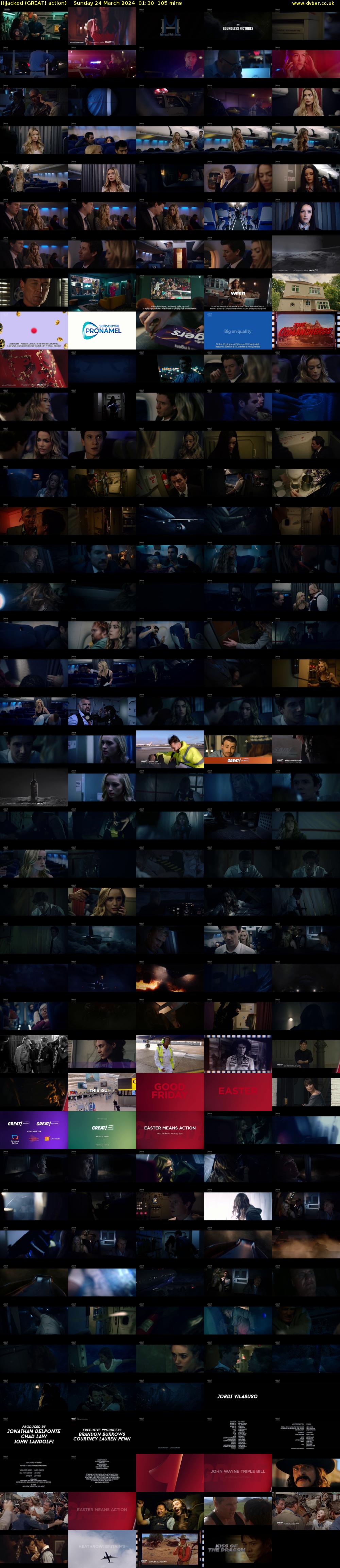 Hijacked (GREAT! action) Sunday 24 March 2024 01:30 - 03:15