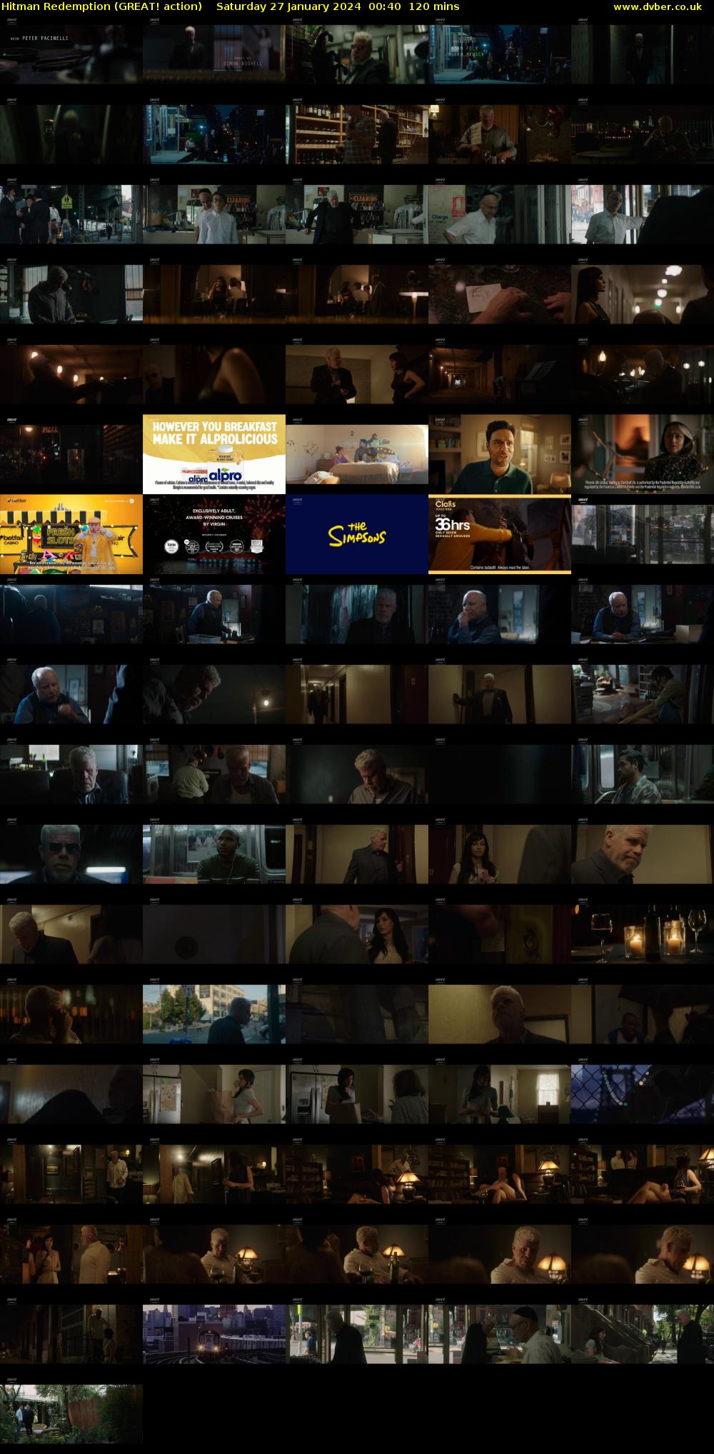 Hitman Redemption (GREAT! action) Saturday 27 January 2024 00:40 - 02:40
