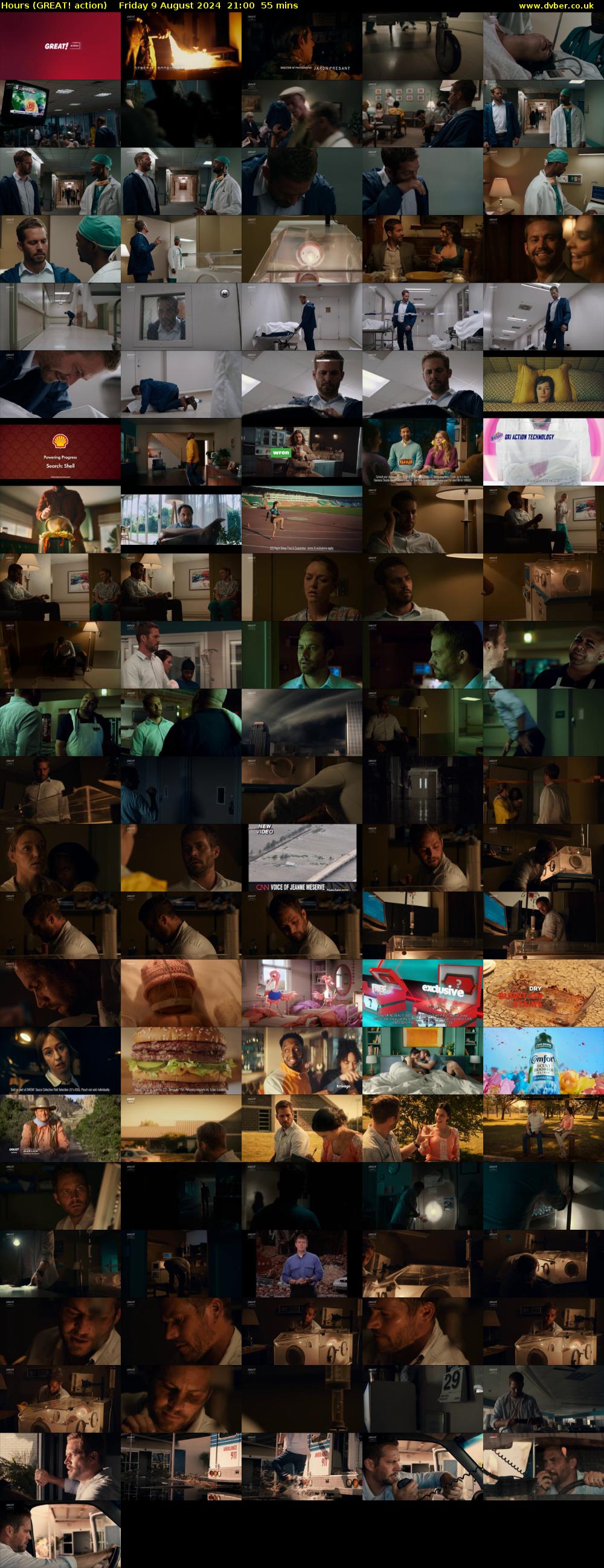 Hours (GREAT! action) Friday 9 August 2024 21:00 - 21:55