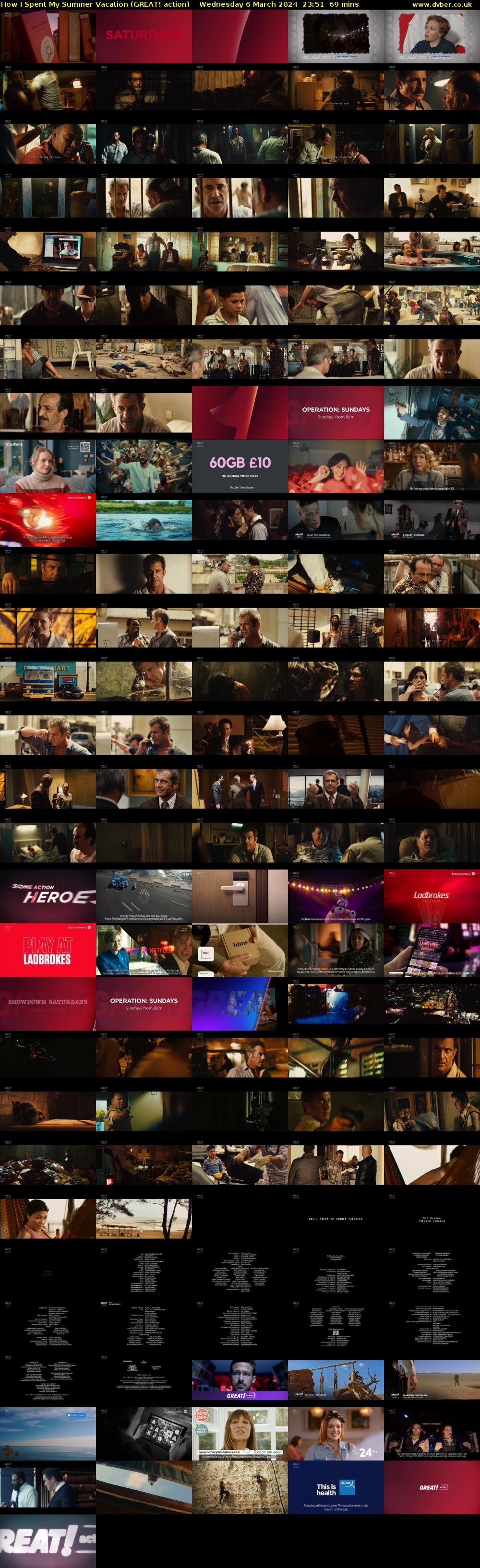 How I Spent My Summer Vacation (GREAT! action) Wednesday 6 March 2024 23:51 - 01:00