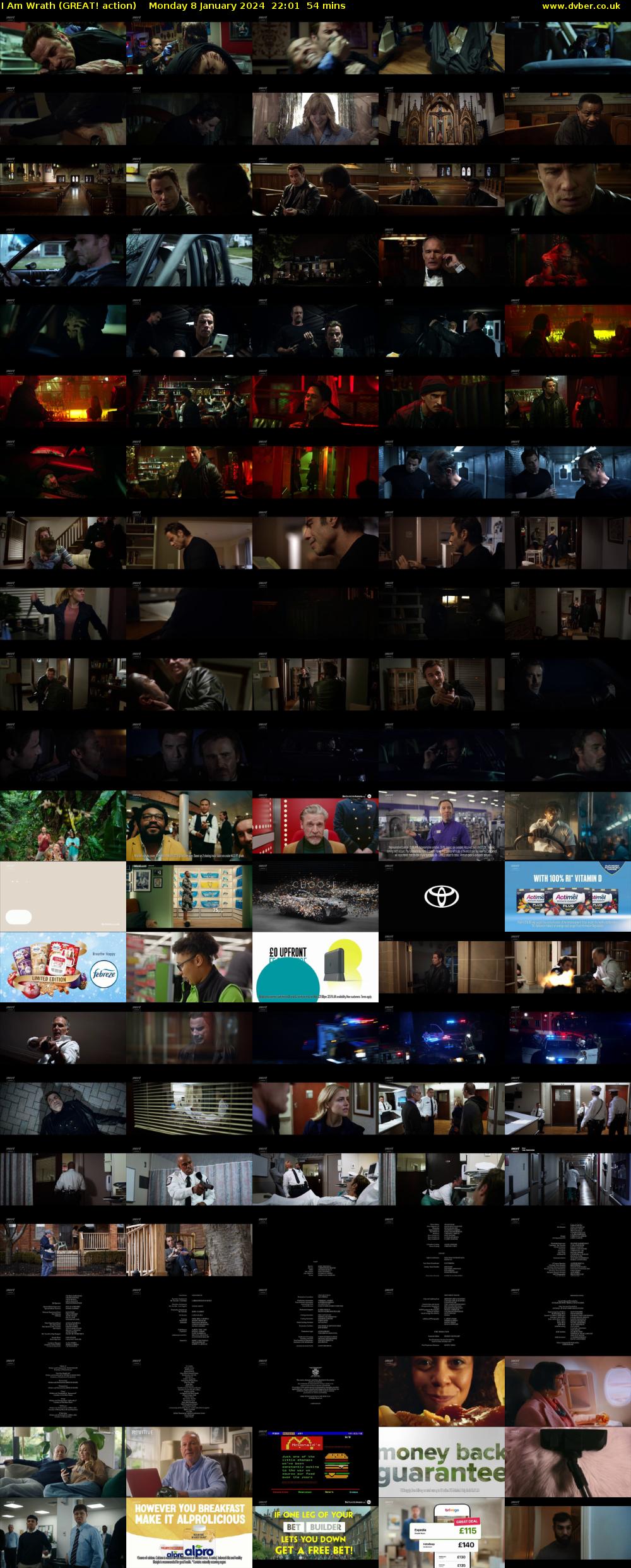 I Am Wrath (GREAT! action) Monday 8 January 2024 22:01 - 22:55