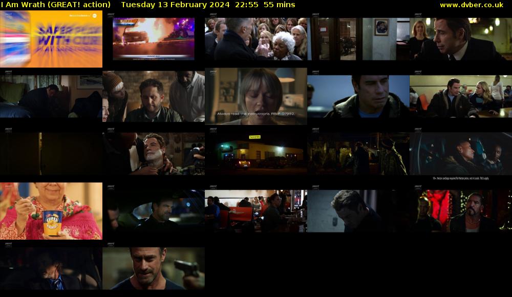 I Am Wrath (GREAT! action) Tuesday 13 February 2024 22:55 - 23:50