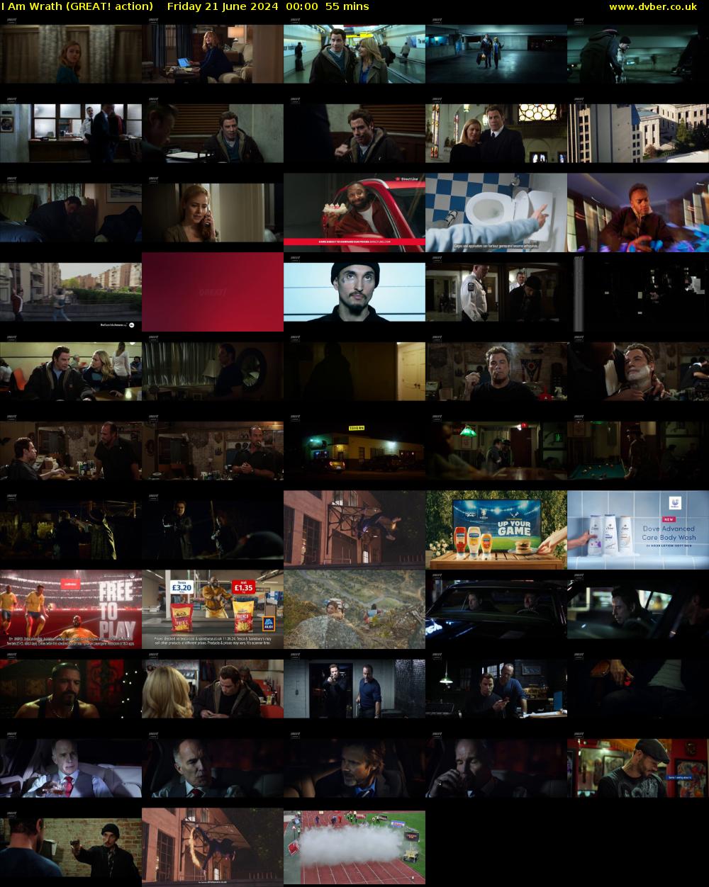 I Am Wrath (GREAT! action) Friday 21 June 2024 00:00 - 00:55