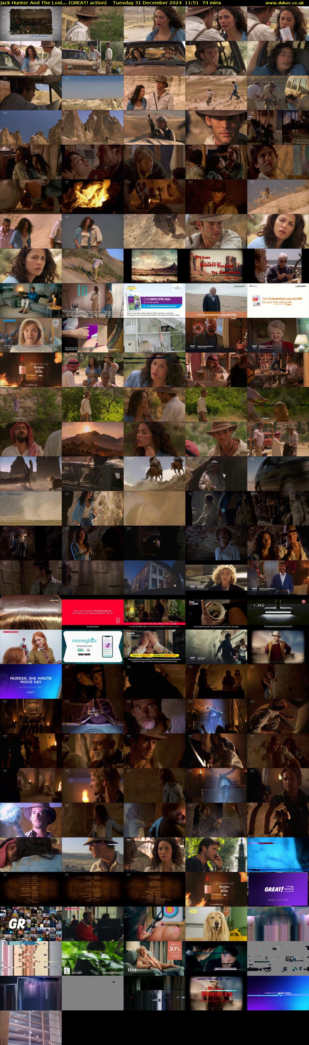 Jack Hunter And The Lost... (GREAT! action) Tuesday 31 December 2024 11:51 - 13:05