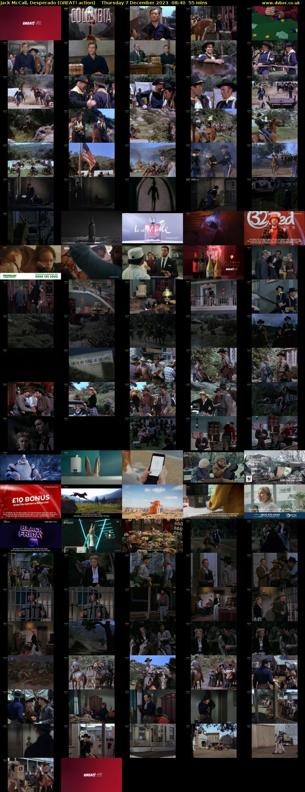 Jack McCall, Desperado (GREAT! action) Thursday 7 December 2023 08:40 - 09:35
