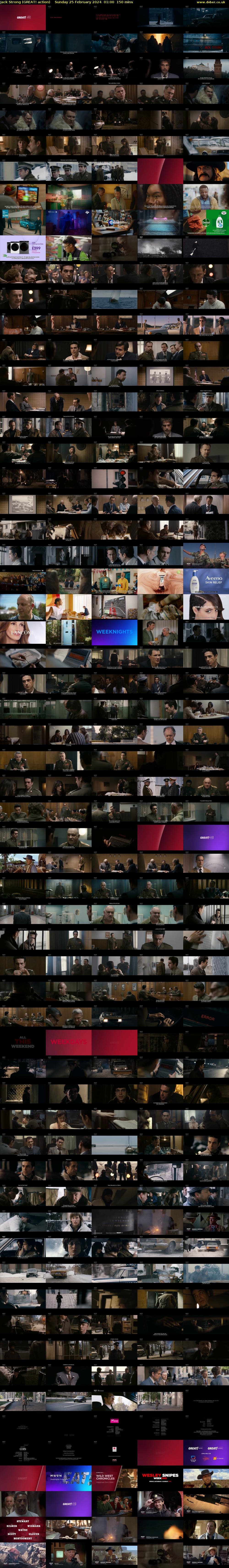 Jack Strong (GREAT! action) Sunday 25 February 2024 01:00 - 03:30