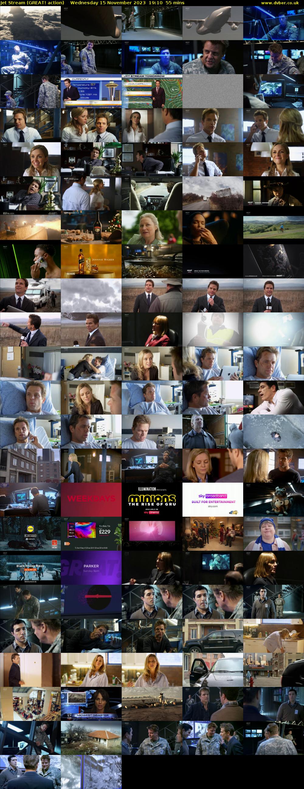 Jet Stream (GREAT! action) Wednesday 15 November 2023 19:10 - 20:05