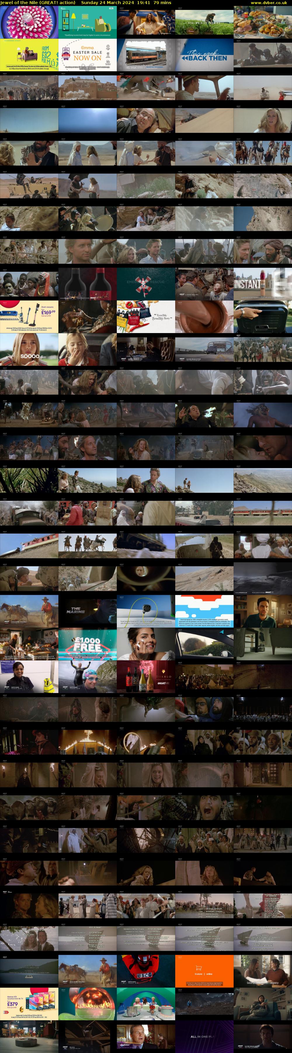 Jewel of the Nile (GREAT! action) Sunday 24 March 2024 19:41 - 21:00