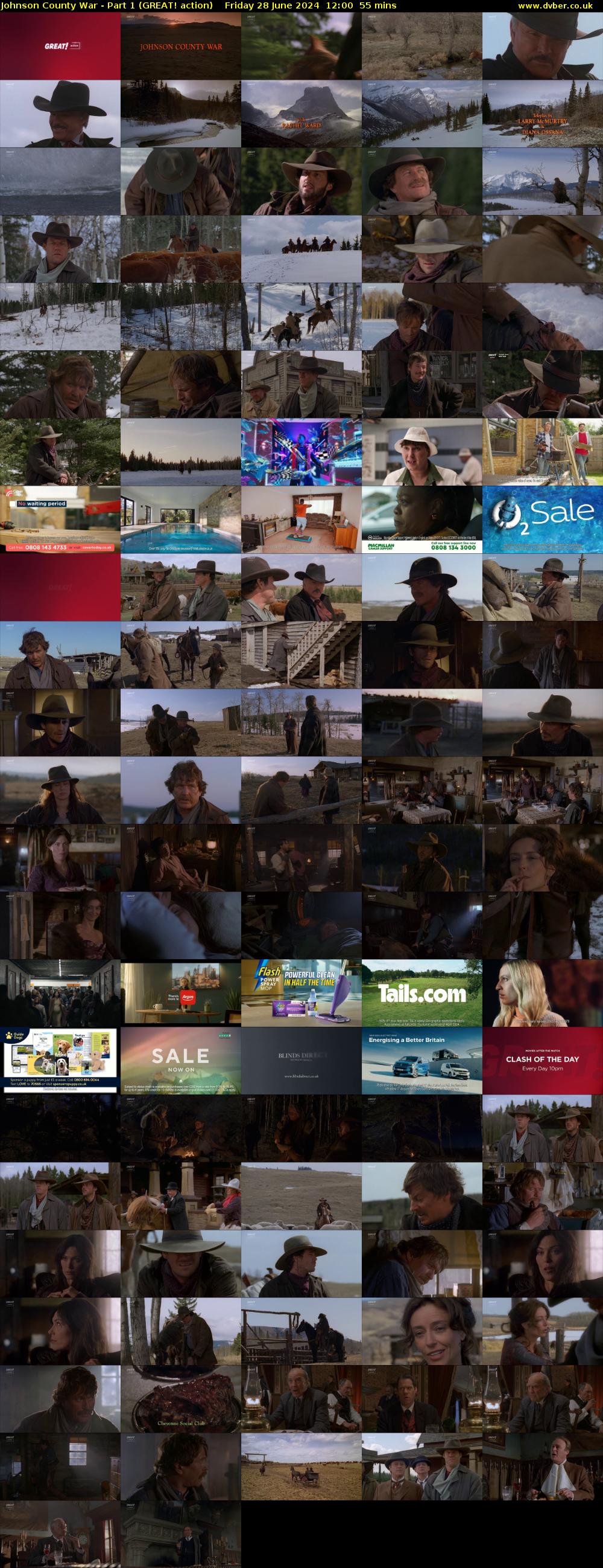 Johnson County War - Part 1 (GREAT! action) Friday 28 June 2024 12:00 - 12:55