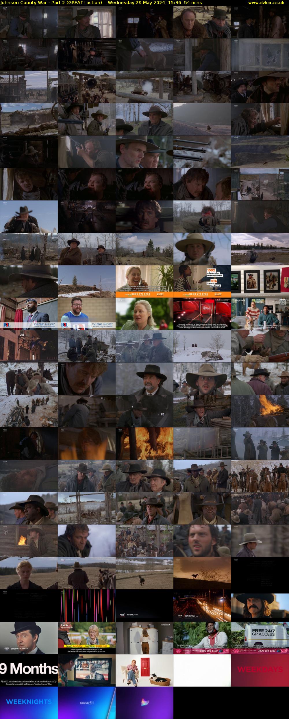 Johnson County War - Part 2 (GREAT! action) Wednesday 29 May 2024 15:36 - 16:30