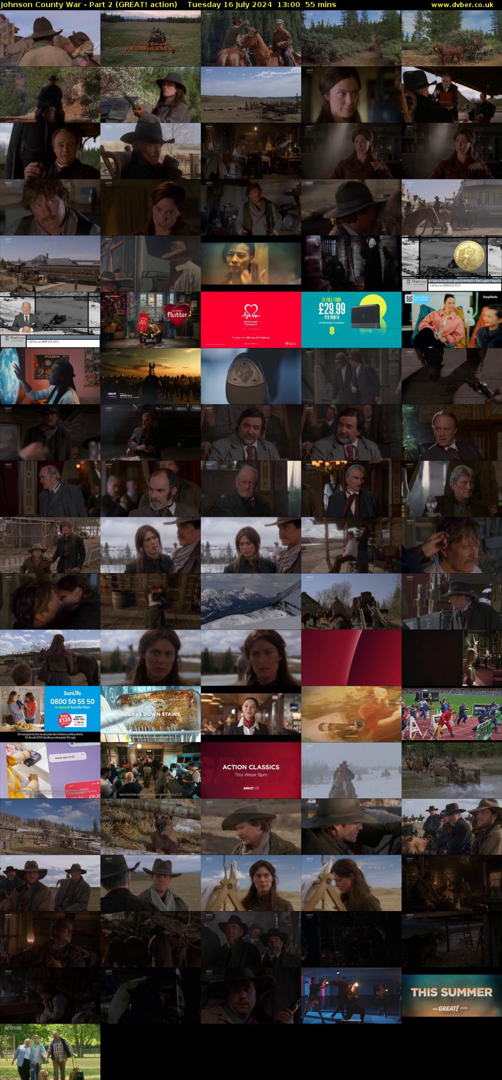 Johnson County War - Part 2 (GREAT! action) Tuesday 16 July 2024 13:00 - 13:55