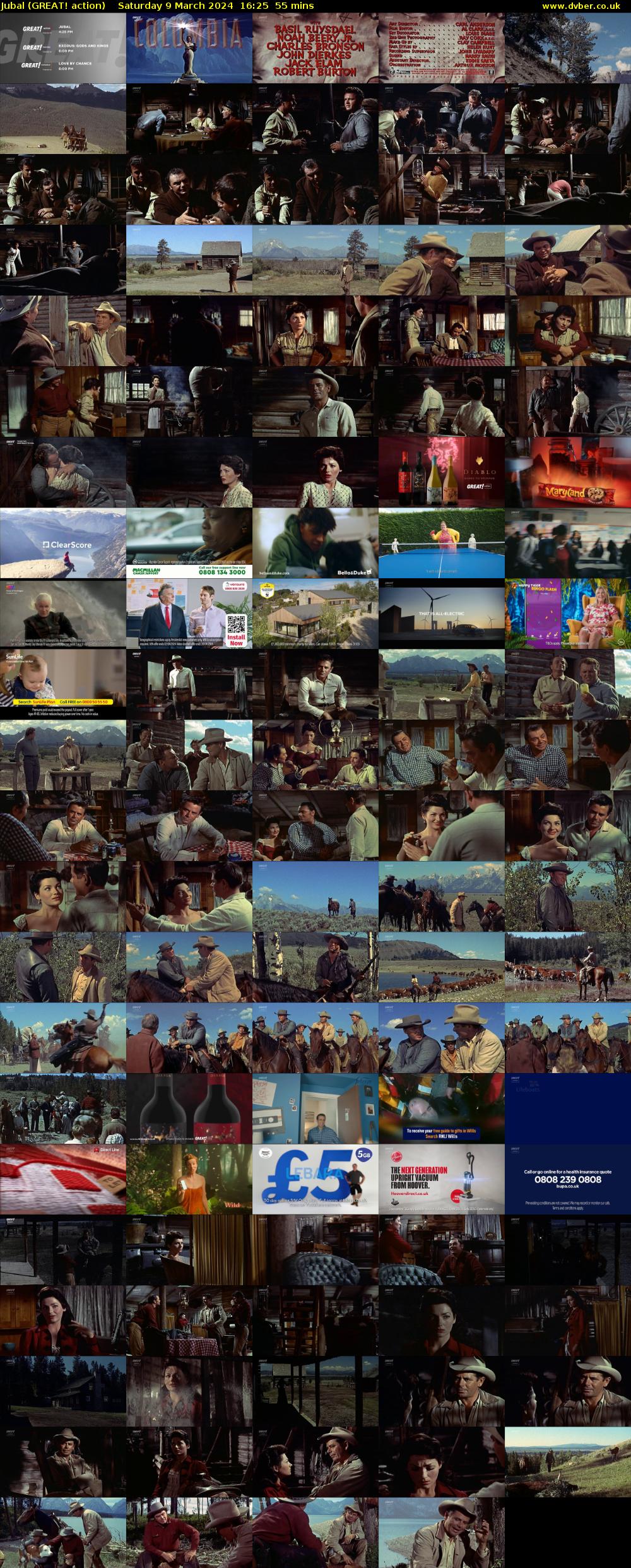 Jubal (GREAT! action) Saturday 9 March 2024 16:25 - 17:20