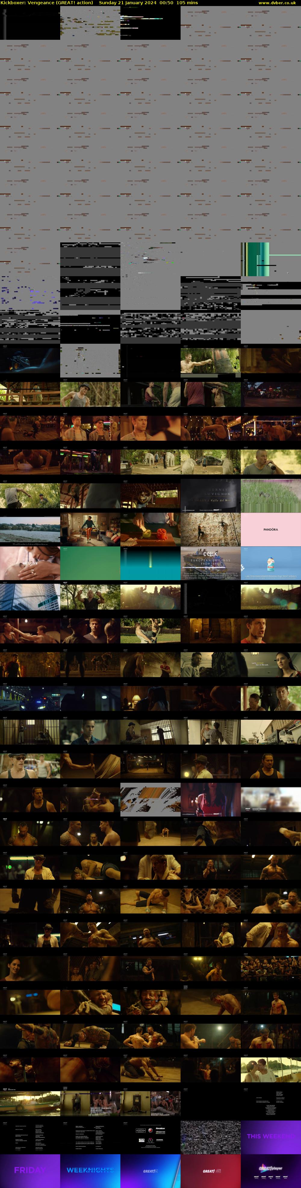 Kickboxer: Vengeance (GREAT! action) Sunday 21 January 2024 00:50 - 02:35