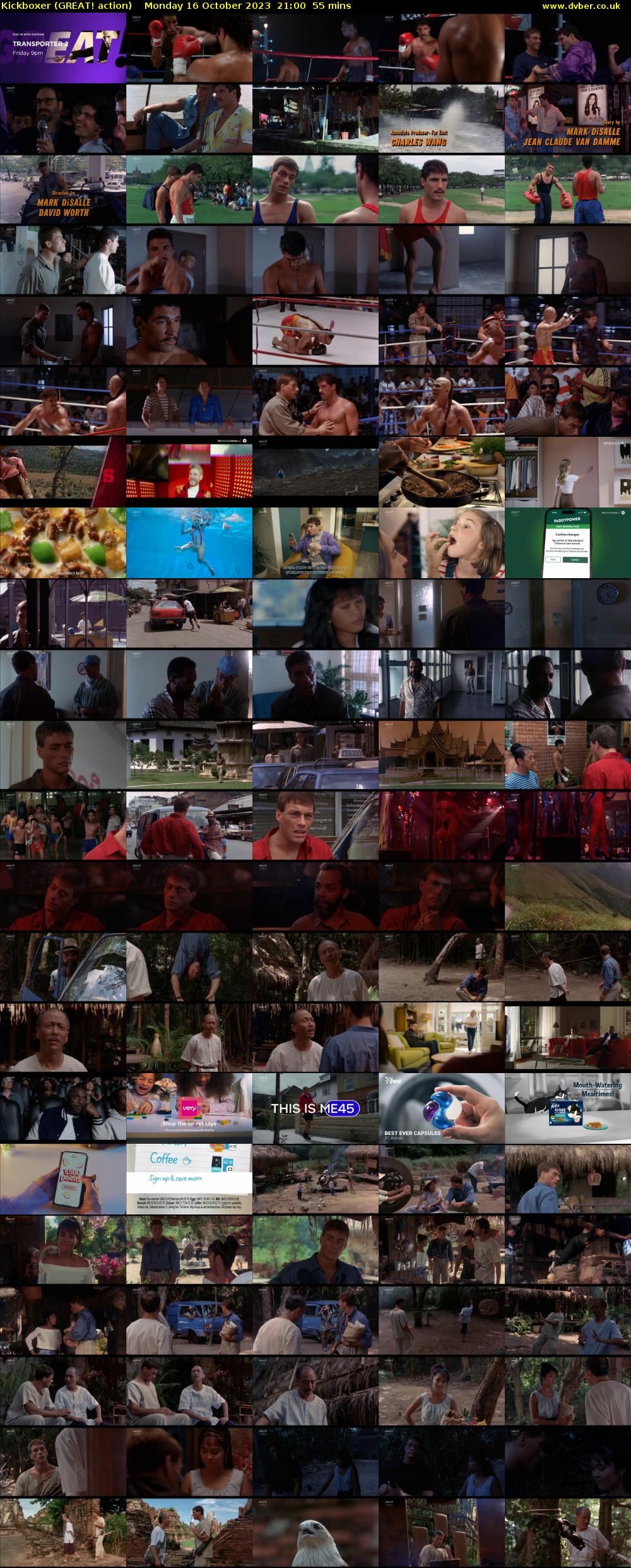 Kickboxer (GREAT! action) Monday 16 October 2023 21:00 - 21:55
