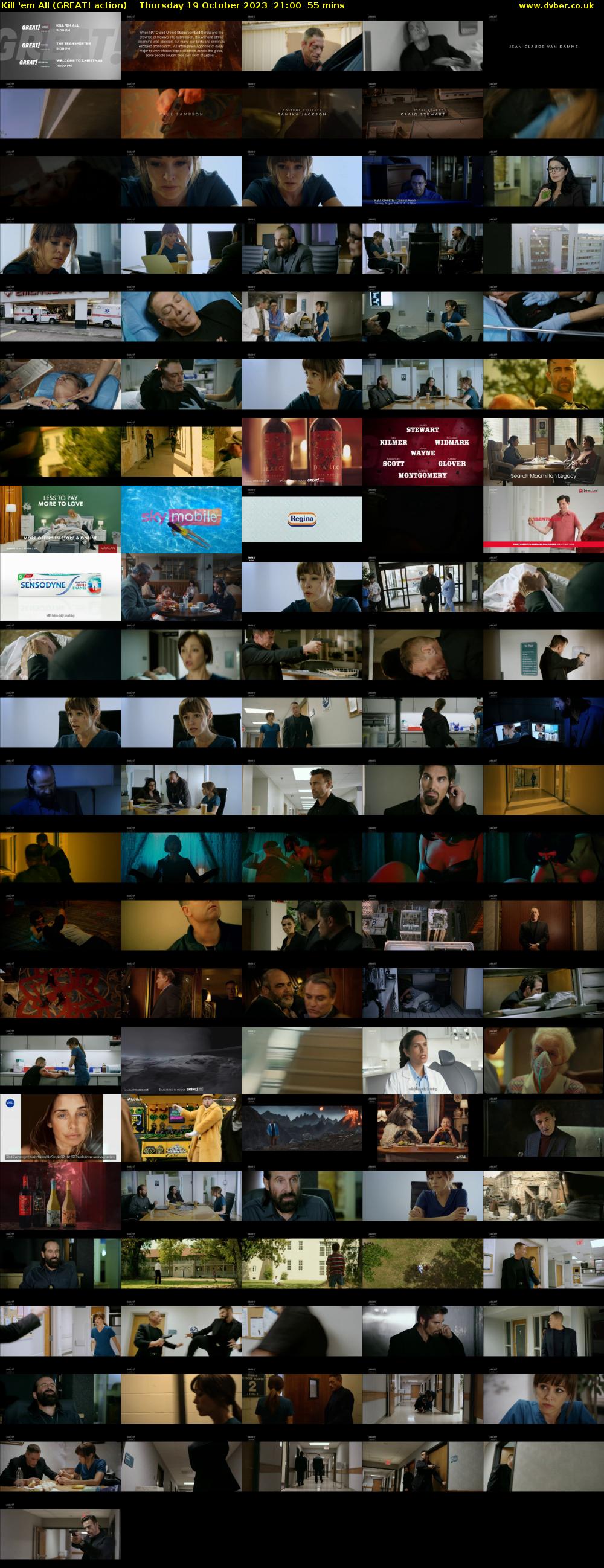 Kill 'em All (GREAT! action) Thursday 19 October 2023 21:00 - 21:55